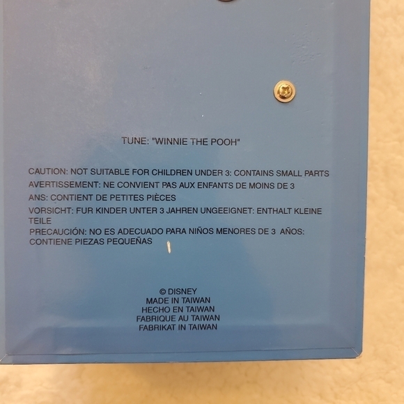 Disney Winnie The Pooh & Piglet Dancing Music Box & Jewelry‎ Box RARE VINTAGE - Picture 15 of 15